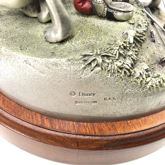 Chilmark Pewter DISNEY Comic Capers FOURSOME FOLLIES Sculpture Made In USA READ! - Picture 8 of 13